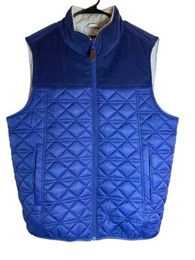 Onward Reserve Royal Blue Quilted corduroy Vest (Reserve Label) Size XL
